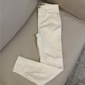 Free People white jeans